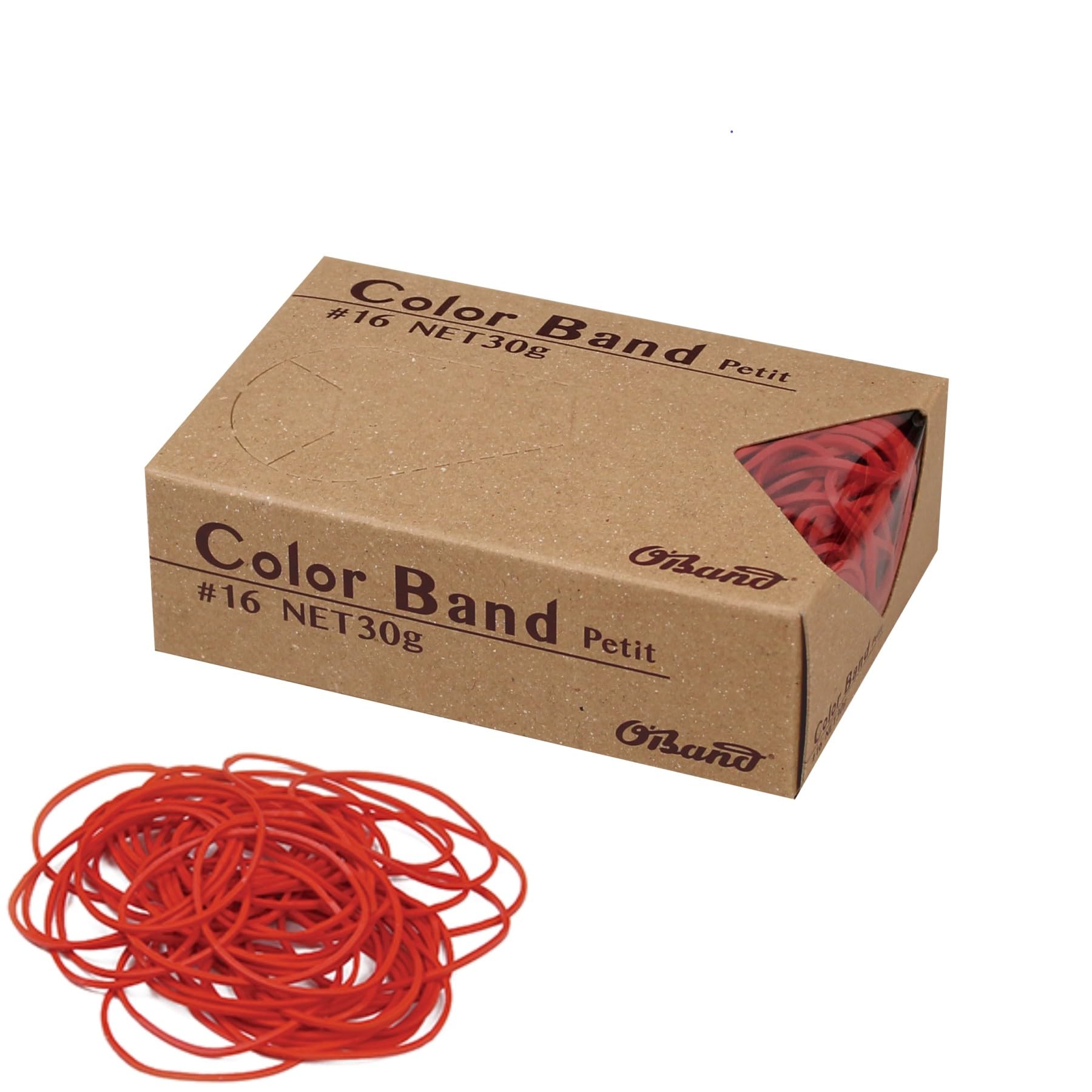 Amazon.co.jp: オーバンド 輪ゴム カラーバンド プチ 30g箱 #16 一般的